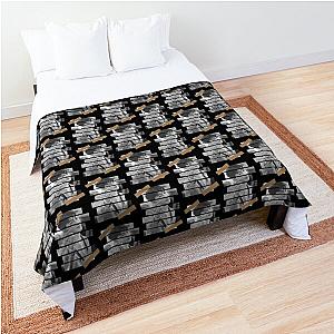 Song Yunhyeong iKON Song Korean Kpop Monochrome Stripe Design Comforter