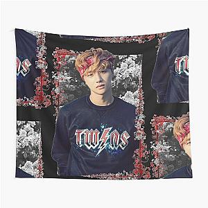 Kim Jinhwan iKON Jay Korean Kpop Floral Design Tapestry