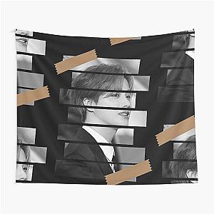 Kim Jinhwan iKON JayKorean Kpop Monochrome Stripe Design Tapestry