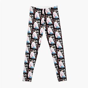 Jung Chanwoo iKON Chan Korean Kpop Floral Design Leggings