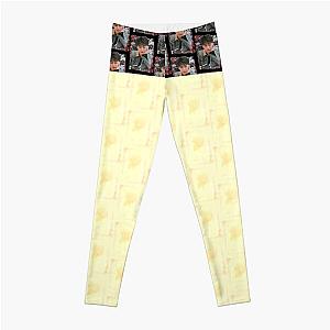 Song Yunhyeong iKON Song Korean Kpop Floral Design Leggings