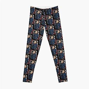 Koo Junhoe iKON June Korean Kpop Floral Design Leggings