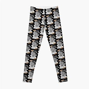 Kim Hanbin iKON BI Korean Kpop Monochrome Stripe Design Leggings