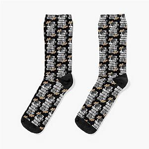 Song Yunhyeong iKON Song Korean Kpop Monochrome Stripe Design Socks