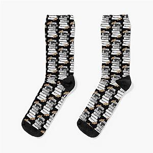 Koo Junhoe iKON June Korean Kpop Monochrome Stripe Design Socks