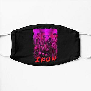 iKON Kpop Group Members Purple Korean Kpop RGB Color Design Flat Mask