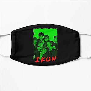 iKON Kpop Group Members Green Korean Kpop RGB Color Design Flat Mask