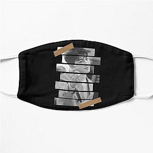 Song Yunhyeong iKON Song Korean Kpop Monochrome Stripe Design Flat Mask