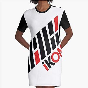 B IKON LOGO Graphic T-Shirt Dress