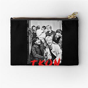 iKON Kpop Group Members black and white Korean Kpop RGB Color Design Zipper Pouch