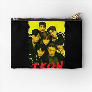 iKON Kpop Group Members Yellow Korean Kpop RGB Color Design Zipper Pouch