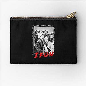 iKON Kpop Group Members black and white Korean Kpop RGB Color Design Classic   Zipper Pouch