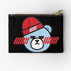 ikon Logo and Krunk bear Zipper Pouch