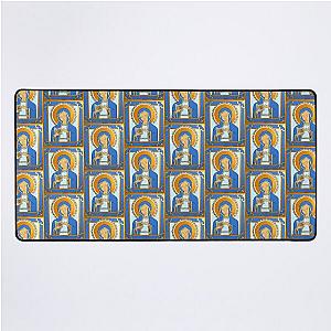 Blue Ikon Desk Mat