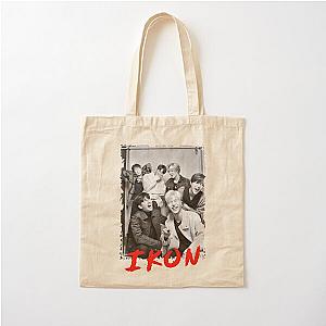 iKON Kpop Group Members black and white Korean Kpop RGB Color Design Classic   Cotton Tote Bag