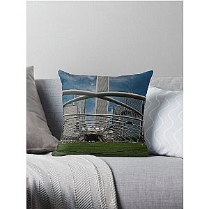 Millenium Park Throw Pillow