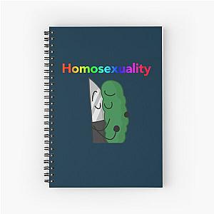 Inanimate Insanity Inspired Knickle Kiss Homosexuality  Spiral Notebook