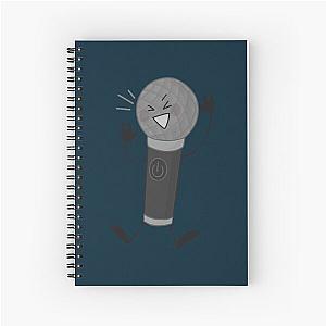 microphone inanimate insanity  Spiral Notebook