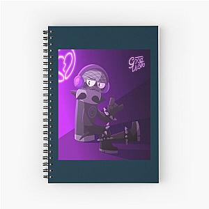 Punk inanimate insanity Microphone  Spiral Notebook