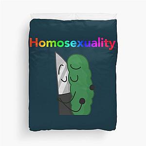 Inanimate Insanity Inspired Knickle Kiss Homosexuality  Duvet Cover