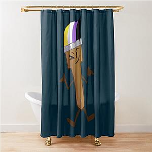 Inanimate Insanity Pride Paintbrush  Shower Curtain