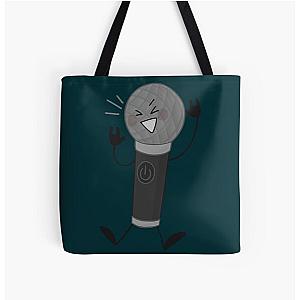 microphone inanimate insanity  All Over Print Tote Bag