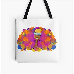 paintbrush Inanimate Insanity  All Over Print Tote Bag