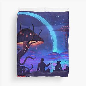 Infected Mushroom head of nasa Design Duvet Cover