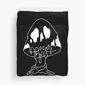 Infected Mushroom White Duvet Cover