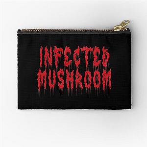 Infected Mushroom Metal Font Zipper Pouch