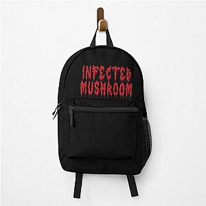 Infected Mushroom Metal Font Backpack