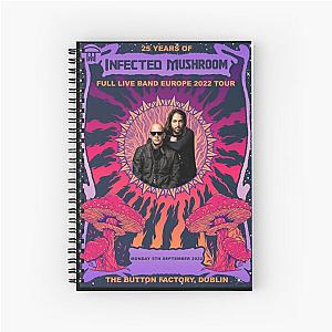 Infected Mushroom Poster Spiral Notebook