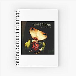 Infected Mushroom Design Spiral Notebook