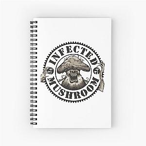 Infected Mushroom Design Spiral Notebook