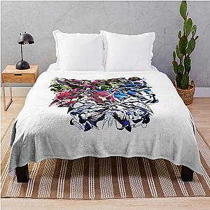 Infinite Stratos Character Mashup Anime Throw Blanket