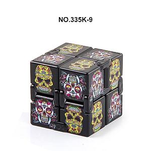 Cool Skull Pattern Infinity Cube Fidget Toy