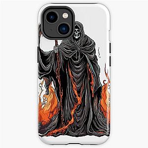 Grim Reaper in Flames iPhone Tough Case RB0712