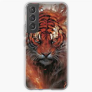 Tiger In Flames Samsung Galaxy Soft Case RB0712