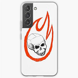 Skull in Flames  Samsung Galaxy Soft Case RB0712