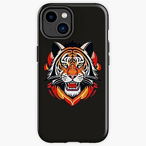 Tiger in Flames Design iPhone Tough Case RB0712