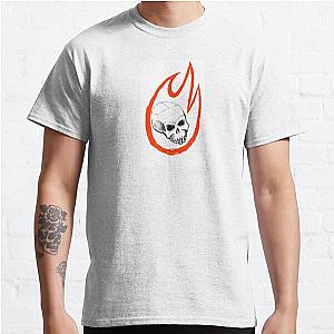 Skull in Flames  Classic T Shirt RB0712