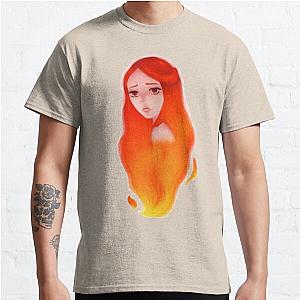 Girl in Flames Classic T Shirt RB0712