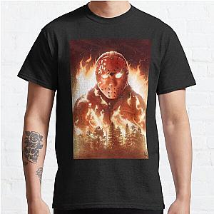 Jason In Flames Classic T Shirt RB0712