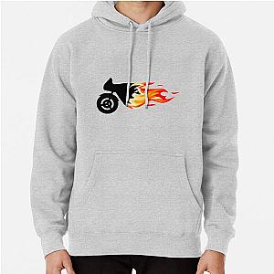 motorbike in flames Pullover Hoodie RB0712