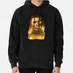 Michael In Flames Pullover Hoodie RB0712