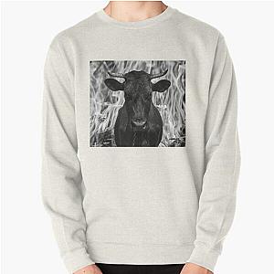 bull in flames Pullover Sweatshirt RB0712