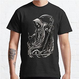 Grim reaper in flames Classic T Shirt RB0712