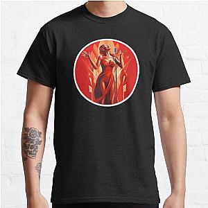 Redhead jazz passionate in flames singer sticker t shirt Classic T Shirt RB0712