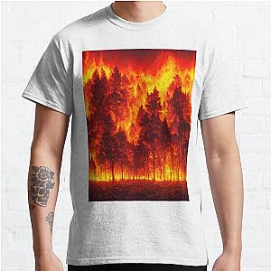 Forest covered in flames Classic T Shirt RB0712