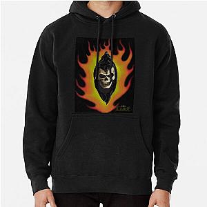 Reaper Head in Flames Pullover Hoodie RB0712